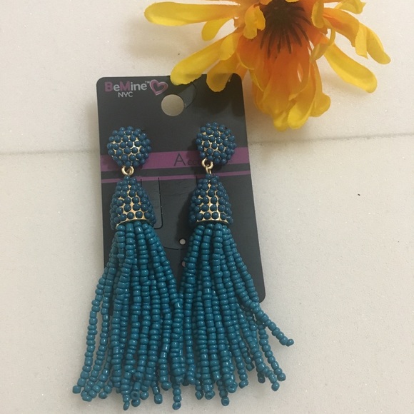 Beaded Tassel Earrings - Picture 3 of 5
